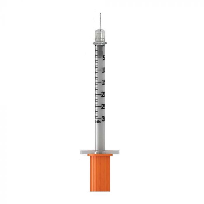 INSULIN BD MICRO-FINE SYRINGES WITH NEEDLES - 8 MM